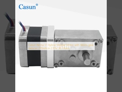 Casun Nema 17 موتور هایبرید مرحله ای با Reducer Worm 270mN.m 2.93V 36:1 نسبت