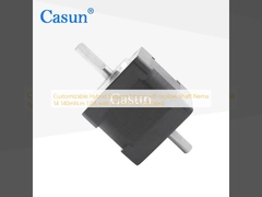 موتور پله‌ای هیبریدی قابل تنظیم با شفت توخالی Nema 14 با گشتاور 140mN.m و جریان 1.0A دارای گواهینامه CE و RoHS