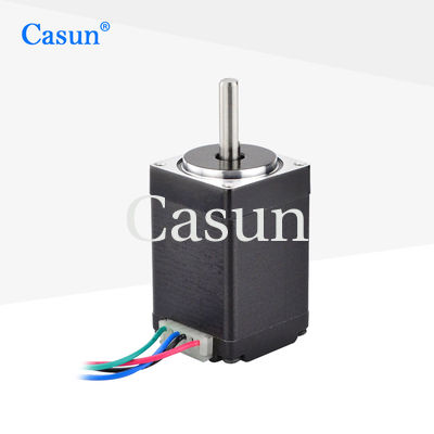 دقت بالا 1.8 درجه 28 * 28 * 45mm Nema 11 موتور مرحله ای هیبریدی 1.5A برای دستگاه ATM