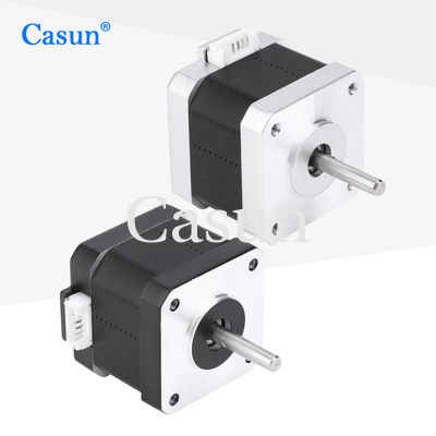 8 ولت NEMA 17 موتور مرحله ای 0.8A 40mm 2 فاز 1.8 درجه برای چاپگر 3D