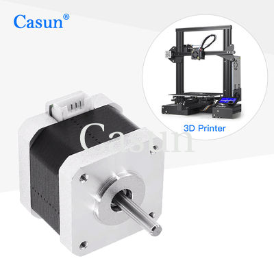قیمت مناسب 1.8 درجه 2 فاز 12 ولت 350mN.m DC NEMA 17 موتور هایبرید مرحله ای ربات CNC برخط