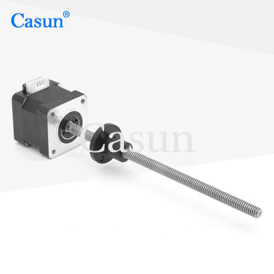 Nema14 35x35x34mm سرب پیچ موتور گام Tr8x4 P2 مینی موتور گام گیر اسیر