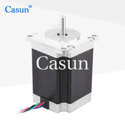 76mm NEMA 23 موتور مرحله ای با گواهینامه منابع برق الکتریکی موتور DC