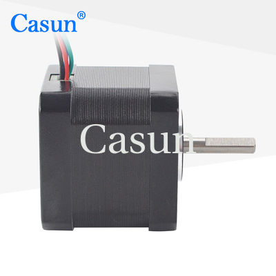 قیمت مناسب 0.9 درجه NEMA 17 موتور مرحله ای 0.4N.m 40mm بدن 1.2A 4 سرب برای چاپگر 3D CNC برخط