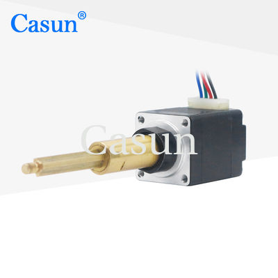 0.6Amp Nema 8 راهنمای سرب 19.05 سرب پیچ موتور گام Tr3.5x0.6096 برای ماشین پزشکی