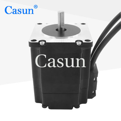 قیمت مناسب 57 * 54mm 0.9 درجه حلقه بسته Nema 23 موتور مرحله ای 1.2N.M برای موتور الکتریکی کیت Cnc برخط