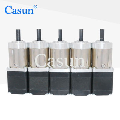 موتور پله ای دنده ای Casun 28-57mm NEMA 11 با گیربکس سیاره ای