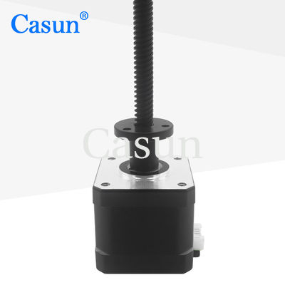 NEMA 17 خطی رزوه موتور پله ای Micro Actuator Micro Actuator Lead Screw Tr8 خارجی Linear