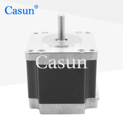 قیمت مناسب موتور پله ای حلقه بسته 60x60x58mm NEMA 24 1.5A Black Casun Stepper Motor برخط