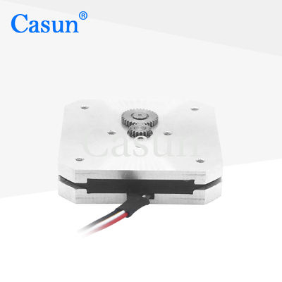 موتور پله ای پنکیک Casun 57x57x13mm تخت با موتور پله ای بالا