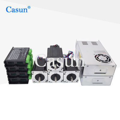 قیمت مناسب Casun 2 Phase Nema 23 hybrid stepper motor 57x57x56mm 1.2N.m high torque 2.8A with 4 axis / 3axis  for CNC for Engraving machine برخط