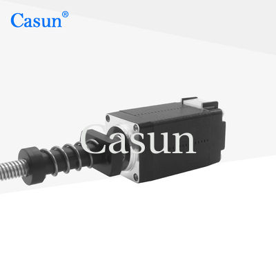قیمت مناسب NEMA 8 موتور مرحله ای DC غیر مستقر 38mm بدن Tr5 × 2 برای تجهیزات زیبایی برخط