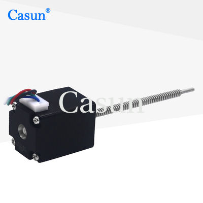 موتور پله‌ای Casun Nema 8 با شفت دوگانه، 14mN.m، دقت بالا، 0.5 آمپر، 2.75 ولت