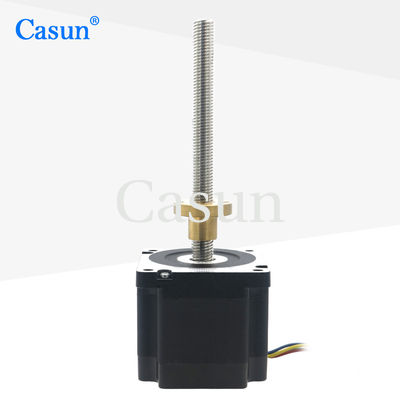 موتور پله ای هیبریدی Nema 34 با ترمز 24 ولت DC 4.5N.m بزرگ و محکم CE RoHS گواهینامه از Casun Motor