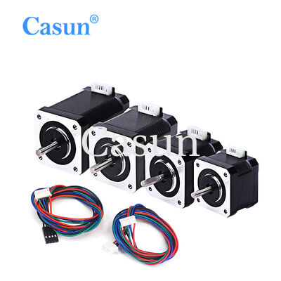 کیفیت موتور هیبریدی استپر فولادی با ولتاژ نامی 120 ولت، گشتاور 21 کیلوگرم بر سانتی متر و شفت برش خورده D شکل 5 میلی متری برای اتوماسیون صنعتی کارخانه